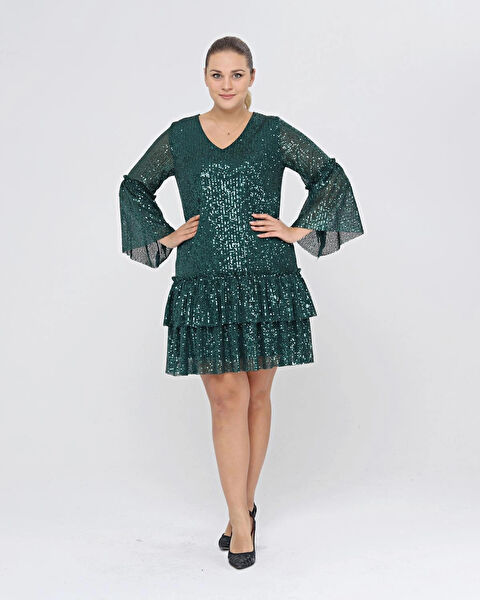 ASES Büyük Beden Abiye Elbise