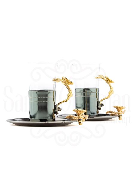 Saray Ottoman Çay Bardağı, Tabağı, Takımı