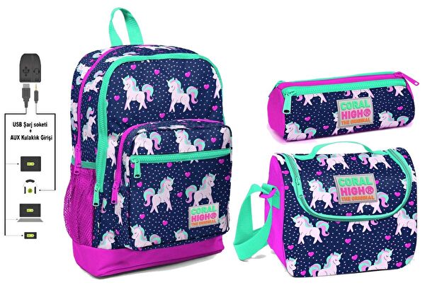 Coral High Okul Çantası