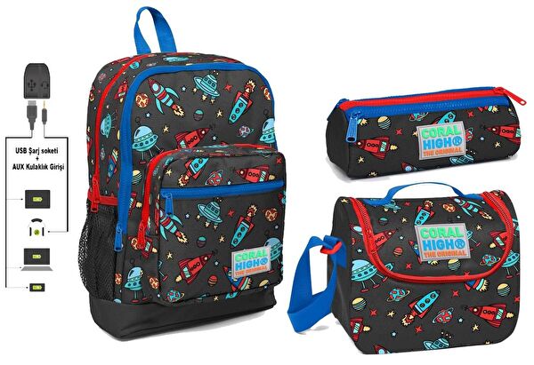 Coral High Okul Çantası