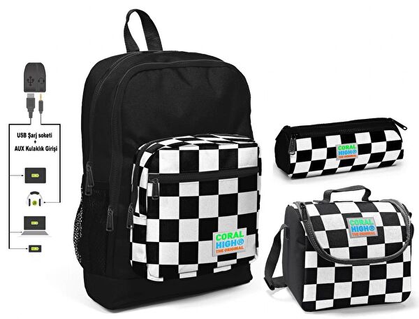 Coral High Okul Çantası