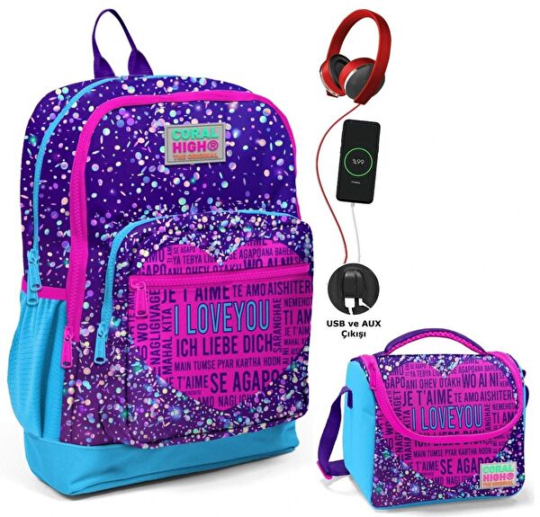 Coral High Okul Çantası