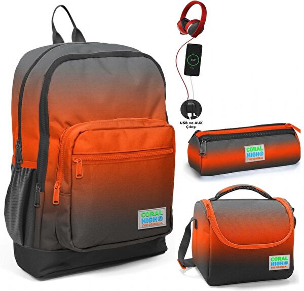 Coral High Okul Çantası