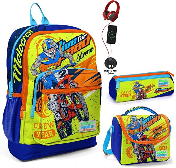 Coral High Okul Çantası