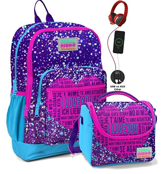 Coral High Okul Çantası