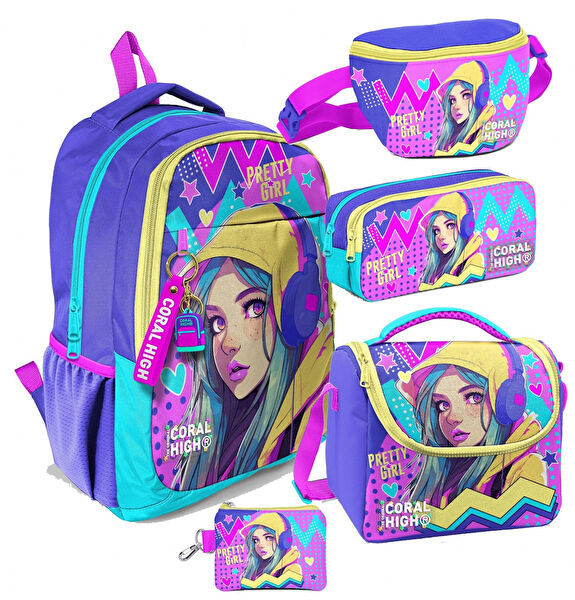 Coral High Kız Çocuk Sırt Çantası