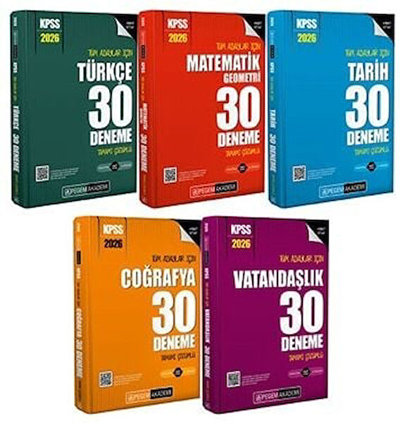 Pegem Yayınevi Sınav Hazırlık
