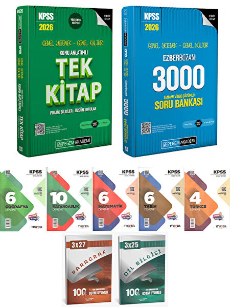 Pegem Yayınevi Sınav Hazırlık