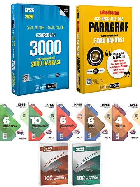 Pegem Yayınevi Sınav Hazırlık