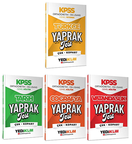 Yediiklim Yayınları Sınav Hazırlık