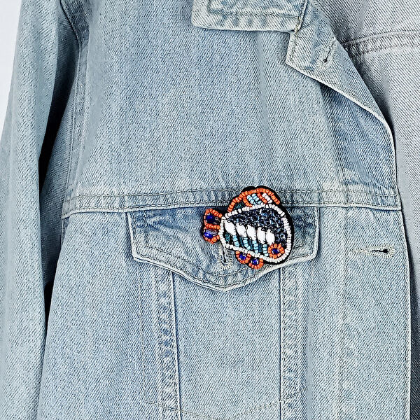 WoodyCord Broş, Yaka İğnesi, Rozet