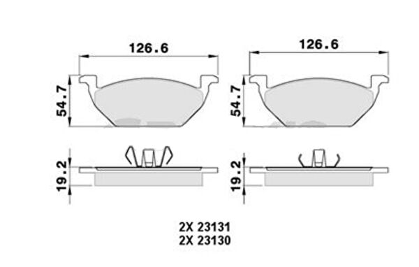 BRAXIS Fren Balataları