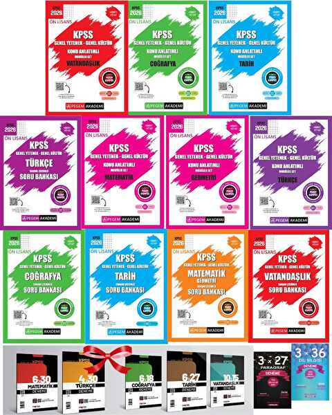 Pegem Yayınevi Sınav Hazırlık