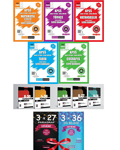 Pegem Yayınevi Sınav Hazırlık
