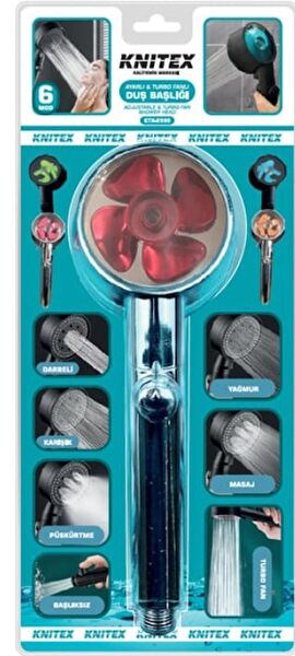 Knitex Duş Başlığı, Spirali, Seti