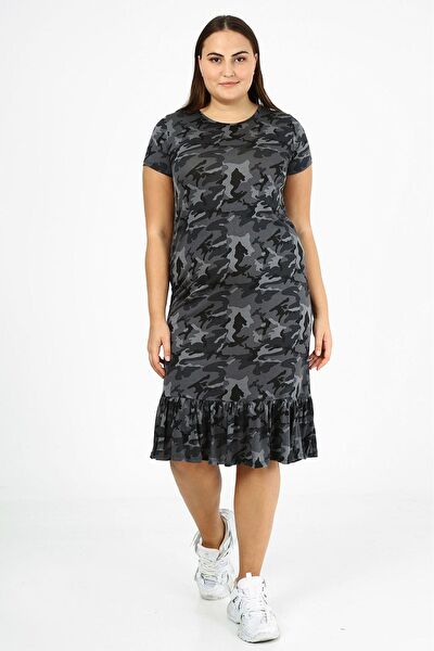 Modayız Büyük Beden Günlük Elbise