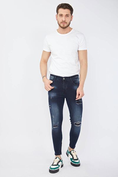 Blue White Erkek Pantolon