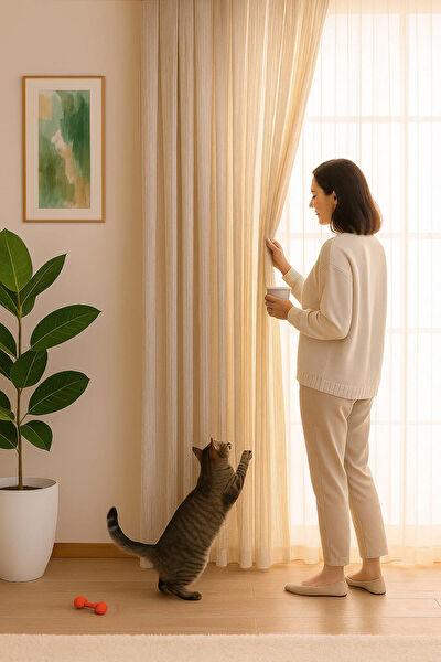 QUBA DECO Tül Perde