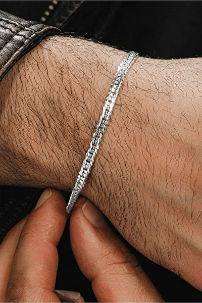 OSMANLI GÜMÜŞ Erkek Bileklik