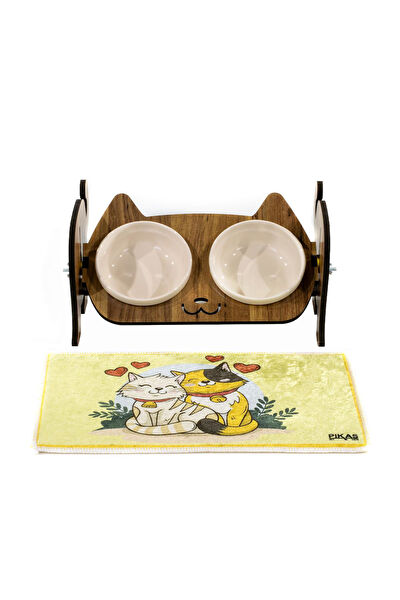 GOBYPET Kedi Mama ve Su Kapları