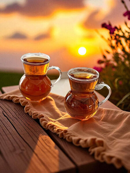 Girist Home Çay Bardağı, Tabağı, Takımı