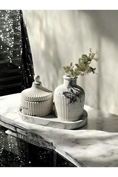 trust stone Dekoratif Tabak ve Kase