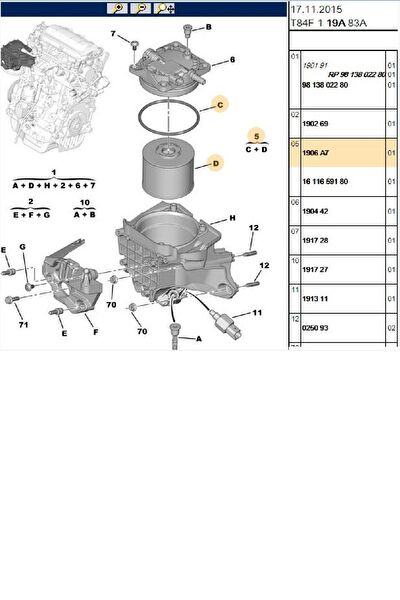 Psa Yakıt Filtreleri