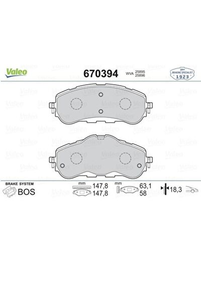 Valeo Fren Balataları