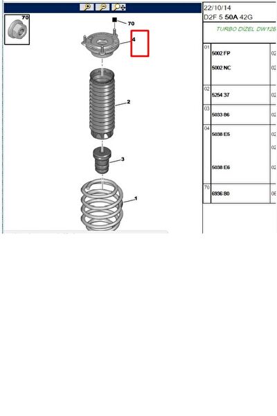 Psa Amortisör Takozu
