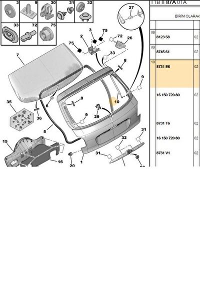 Tuff Support Bagaj Amortisörleri