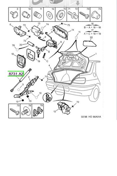 Frow Bagaj Amortisörleri