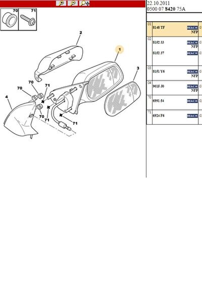 İthal Ürün Yan Ayna