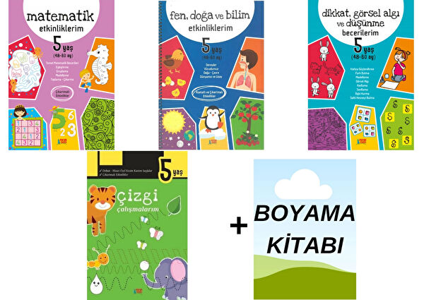 Erdem Çocuk Aktivite ve Zeka Gelişim Kitapları