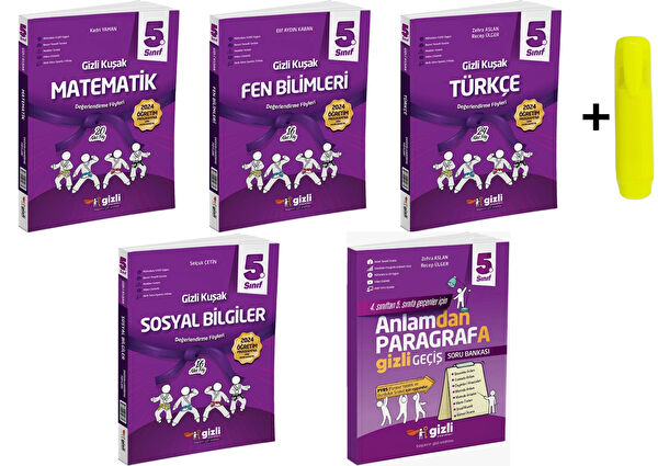 Gizli Yayınları Ders ve Yardımcı Kaynak Kitapları