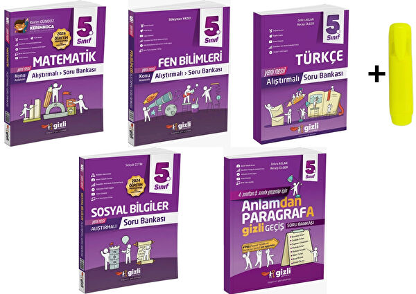 Gizli Yayınları Ders ve Yardımcı Kaynak Kitapları