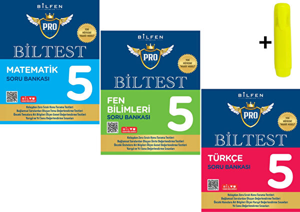 Bilfen Yayınları Ders ve Yardımcı Kaynak Kitapları