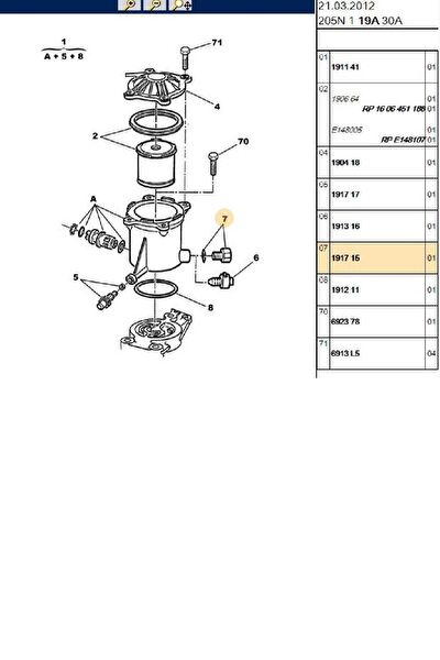 Psa Yakıt Filtreleri