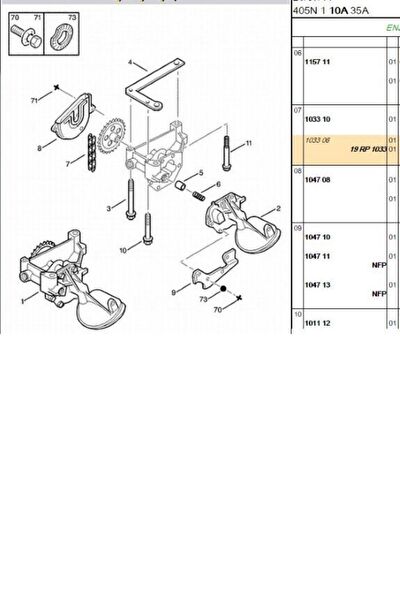 Swag Yağ Pompa Zinciri