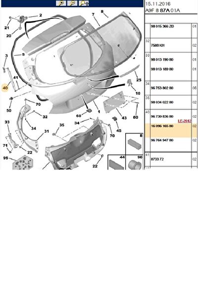 Frow Bagaj Amortisörleri