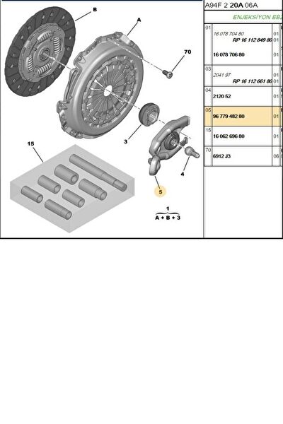 Psa Debriyaj Setleri