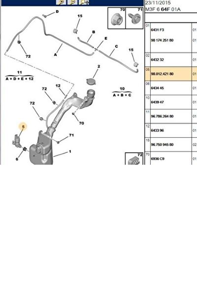 Psa Cam Suyu Bidonu & Ekipmanları