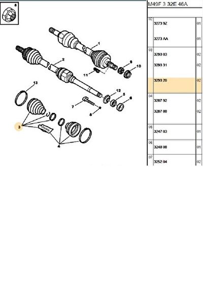 ÜÇEL Aks Körük & Kafası