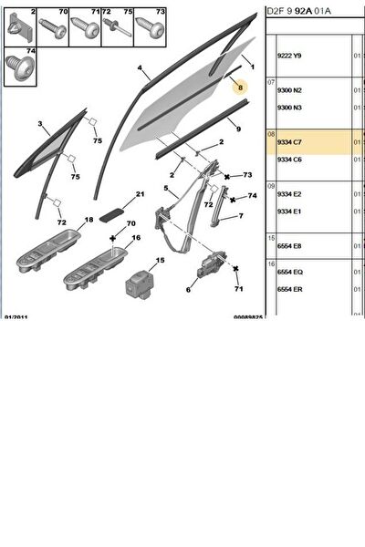 Psa Cam Ekipmanları