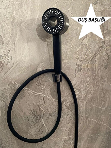 RUDİS ARMATÜR Duş Başlığı, Spirali, Seti