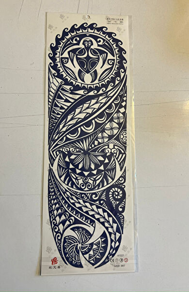 Airbrush Tattoo Geçici Dövme, Şablonları