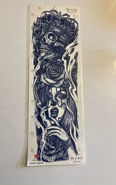 Airbrush Tattoo Geçici Dövme, Şablonları