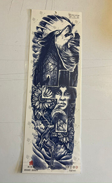 Airbrush Tattoo Geçici Dövme, Şablonları