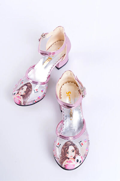 papatya pataik Kız Çocuk Topuklu, Abiye Ayakkabı