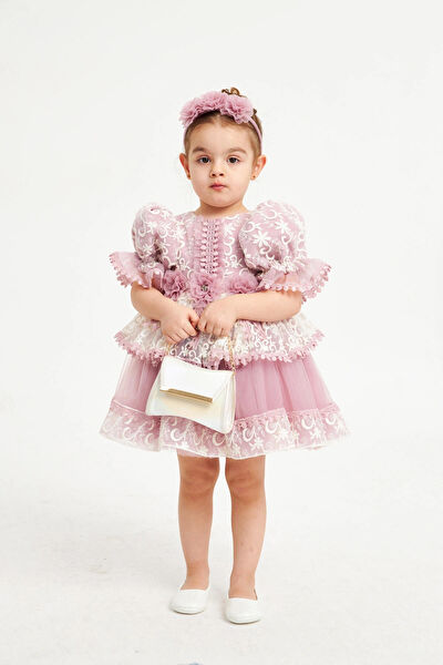 Pink Girls Kız Çocuk Abiye Elbise