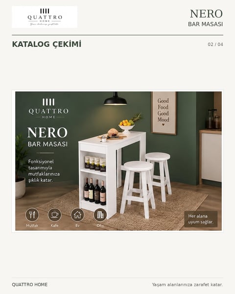 QUATTRO HOME Mutfak Masası